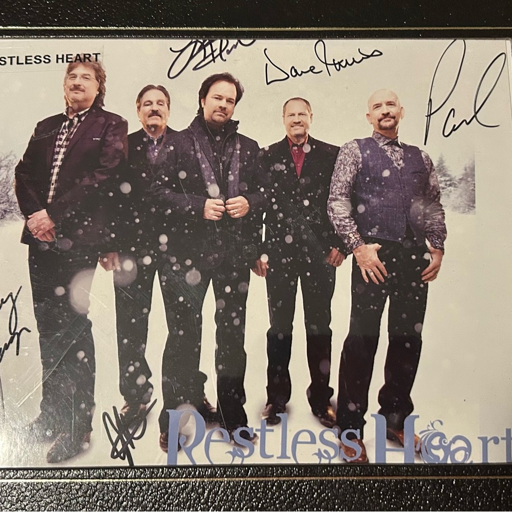 Restless Heart Signed Band Photo